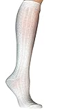 Foot Traffic Textured Cable Knit Knee High Socks