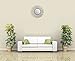 LuLu Décor, Celebration Metal Wall Mirror, Frame 24”, Round Decorative Mirror for Living Room and Office Space