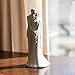 Love is in Bloom 8 inch Porcelain White Wedding Bride Groom Cake Topper