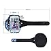 Coeuspow Sports Running Armband for Big Phones, For iPhone 6 6S Plus Samsung Galaxy Note 5 4 S5 Nexus 6P (Fits with Case) for Running Gym Jogging Exercise Sports – Blue