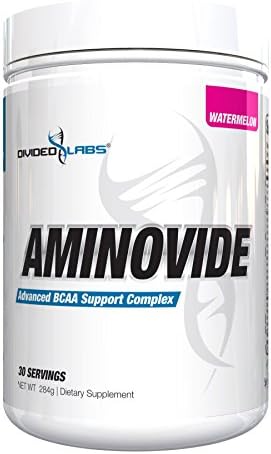 Divided Labs Aminovide BCAA Powder - Better Performance, Hydration and Nitric Oxide Support - 30 Servings (Watermelon Splash)