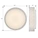 VICNIE 20W LED Ceiling Light, 14 Inch Flush Mount Lighting Fixture,1400 Lumens 3000K Warm White, Dimmable, ETL Listed for Kitchen, Hallway, Bedroom, Stairways (Metal Body and Acrylic Shade)