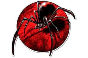 GT Graphics Express Black Widow Spider - Vinyl Sticker Waterproof Decal