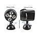 Motion Sensor Light, UNIFUN 8W 600Lumen Wireless Weatherproof IP65 Batteries Powered Led Spotlight with Switch ON/OFF