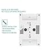 [Updated Version] Battery Operated LED lights BATTERIES INCLUDED, Under Cabinet, Shelf, Closet, Nightlight & Kitchen RV & Boat (2 Pack)