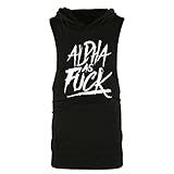 Gash Hao Muscle Hoodie Men Bodybuilding Stringer Workout Fitness Gym Tank Top Hooded