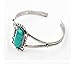 Cafurty Bella Bangle Adjustable Vintage Silver Plated Turquoise Alloy Bracelet For Women