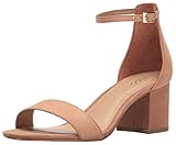 Aldo Women's Villarosa Heeled Sandal, Cognac, 5 B US