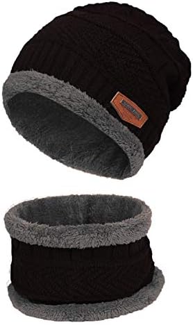 Urban Virgin Womens Snow Warm Knitted Winter Wool Beanies Hats For Women Slouchy Cap With Visor