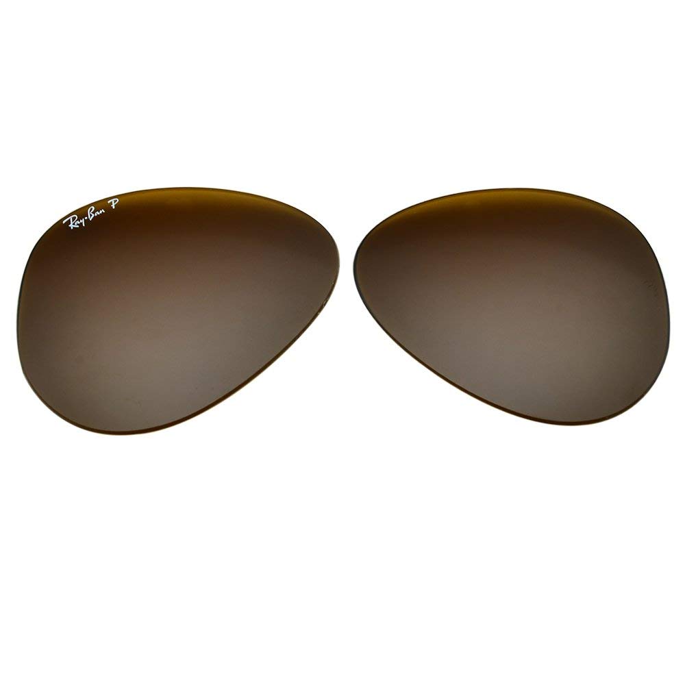 Buy RayBan Replacement Polarized Lenses for RB3025 Brown Polarized 58