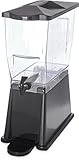 Carlisle 1085203 TrimLine Clear Economy Single Base, 3.5 gal. Capacity, Black