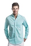 Z.KANG Men's Casual Dress Shirts Long Sleeve