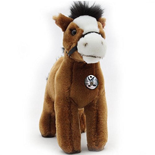 Pony Spirit Pferd Isländer Vollblut braun mit Halfter Plüschtier Kuscheltier Plüschpferd Pferdchen 22 cm – Bild 4
