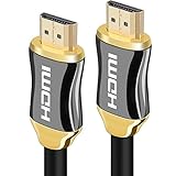 KIN&P Ultra High Speed hdmi cable 16ft 4k HDMI cables support Ethernet ,3D,4K and Audio Return (ARC)CL3 function and with 24k golden plated connector - Full Hd [Latest Version]