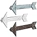 MyGift Farmhouse Wall Decor Living Room Decorative Wall-Mounted Rustic Multi-Colored Wood Arrows, Set of 3
