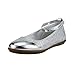 The Doll Maker Metallic Two Tone Glitter Strap Flat