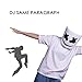 MOLECOLE DJ Mask, Music Festival Helmets,Half Masks Halloween Party Props Costume Masks and A DJ Backpack Black for Child Birthday Gift, Cosplay Prop Party Bar Costume Masks