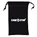 Case Star Earphone handsfree headset HARD EVA Case - Clamshell/MESH Style with Zipper Enclosure, Inner Pocket, and Durable Exterior + Silver Climbing Carabiner With Case star cellphone bag (EVA Earphone Case-Black and Red)