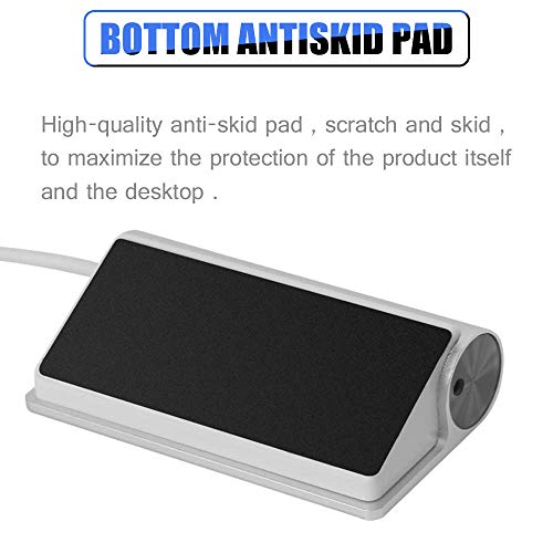 2win2buy USB Hub,4 Port USB Splitter 3.0 Data Transfer Aluminum Extender with 5V 2A Power Adapter Compatible with PS4 Pro Slim MacBook Air, Mac Mini, Laptop, PC,Computer,Flash Drive (Silver)