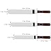 Icing Spatula, BESTOMZ 3 Offset Cake Spatula Set with Wooden Handle Stainless Steel Cake Decorating Spatulas (5.7