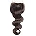 UNICE Glueless Wig wear go Lace Closure Virgin Human Hair wig 100% Unprocessed Human Hair wig Natural Black Color 20 22 24+16inch