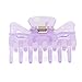 Yeshan Mix Colored Bow Design Small Claw Hair Clip,Plastic No-Slip Grip Jaw Hair Clip for Girls and Women,Pack of 12
