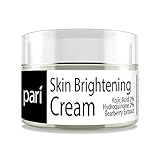 Skin Brightening Cream and Dark Spot Corrector with Kojic Acid, Bearberry Extract, and Hydroquinone- for Freckles, Acne Scars, Age Spots, Wrinkles, Skin Discoloration, Melasma, Hyperpigmentation