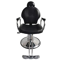 GAIBO Man Barber Chair with Headrest Black