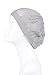 an- Womens Fashion Lightweight Cutout Crochet Knit Beret Beanie Hat w/Flower, Various Patterns (Light Gray Cable)