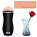 Male Masturbator Cup Sex Toy with Removable Vibration Bullet, HOLYVO Realistic Silicone Luxury Pocket Pussy Stroker with Controllable Tantalizing Porn Star Moaning Feature for Life Like Experience