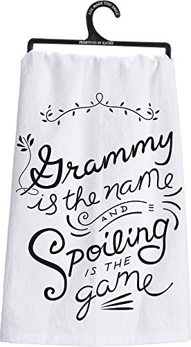 Primitives by Kathy LOL Made You Smile Dish Towel, 28" x 28"