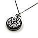 Charm.L Grace to My Daughter Black Pocket Watch Necklace Family Love Gift from Dad Mom