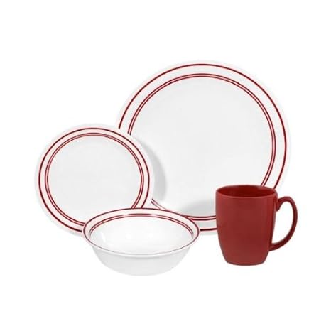 Amazon.com: Corelle Livingware 16-Piece – diseño clásico ...