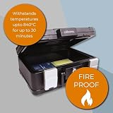 Cathedral Products DSBA4 UL Lockable A4 Fireproof Waterproof Security Chest view 4
