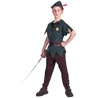 Peter Pan Costume - Child Costume Standard - Small (4-6) by WonderCostumes