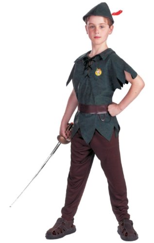 Peter Pan Costume - Child Costume Standard - Small (4-6) by WonderCostumes