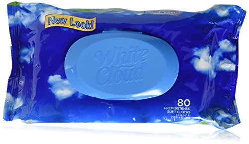 White Cloud Cotton Soft Cloths (Lightly Scented) Set of 3 Packs