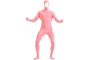 Gaoin Men's and Women's Face Open Spandex Halloween Costumes Bodysuits
