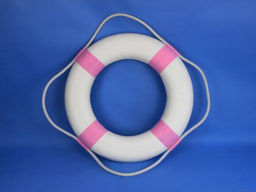 Decorative-White-Lifering-with-Pink-Bands-20-Decorative-Lifering-Lifering Decorative-White-Lifering-with-Pink-Bands-20-Decorative-Lifering-Lifering