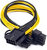 baolongking 2x 8 Pin to Dual 8 Pin PCI-E Power Cable Splitter for Graphics Card view 1
