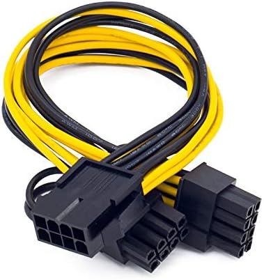 baolongking 2x 8 Pin to Dual 8 Pin PCI-E Power Cable Splitter for Graphics Card