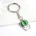 Creative Potted Cactus Style Keychains Key Rings Hang Bag Accessories Chain Bag Pendants Jewelry, 5 pc (cactus)