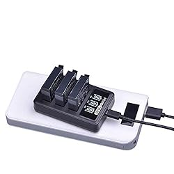 PowerTrust 3Pcs AHDBT-401 Battery for Gopro Hero 4