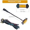 10-Pack Green LED Grille Lights – Raptor Style, Waterproof IP67, 12V For Front/Rear/Undercarriage