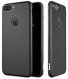 iPhone 7 Plus Case, Baseus Mystery Premium Shock Absorption TPU [Ultra Fiber] [Build-in Magnetic] [Slim Fit] Bumper Cushion Protective Cases Cover for iPhone 7 Plus 2016 (Black)