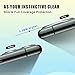 [New Design] Noii Camera Lens Protector for iPhone 11 Pro 5.8 inch/ 11 Pro Max 6.5 inch,with Flash ANTI GLARE CIRCLE,[2 Pack] 3D full Coverage Tempered Glass,Easy Install Anti-Scratch - Clear.