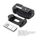 Powerextra MB-D16 Vertical Battery Grip for Nikon D750 DSLR Camera with Infrared Remote Control Compatible with EN-EL15 Battery or 6 PCs AA-Size Batteries