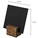 Set of 4, Erasable Chalkboards with mini wooden base stands, Placeholders