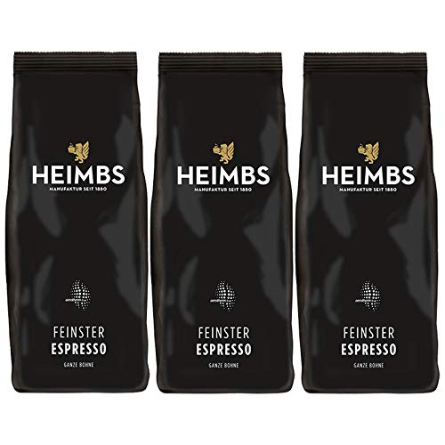 Heimbs feinster Espresso - 3 x 500g ganze Kaffee-Bohne