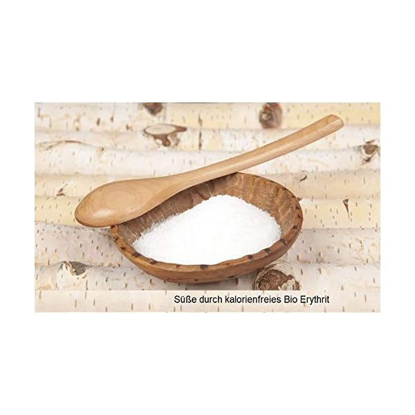 Edelmond Bio Erythrit Zartbitter Schokoladen Perlen. Laktosefrei. Zuckerfrei Erythritol gesüßt. Vegan - 250g – Bild 5